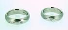 Fede 6mm modello onda satinata con brillante ct.0.03
